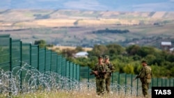 Линия разграничения между самопровозглашённой Южной Осетией и Грузией