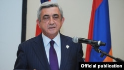 Ermənistan prezidenti Serzh Sarkisian