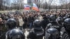 Митинг в поддержку России в Луганске. Весна 2014 года