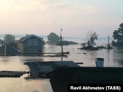 Тулун после наводнения, июнь 2019 года