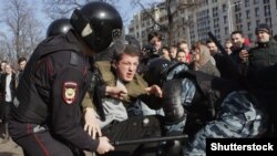 Задержания на акции 26 марта в Москве 