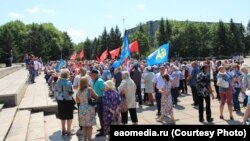 Митинг против пенсионной реформы в Биробиджане