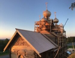 Реставрация церкви Богоявления. Деревня Палтога, Вологодская область