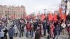 Акция протеста против поправок в Конституцию России в Хабаровске