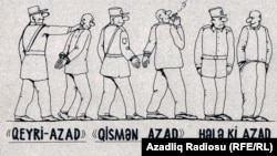 Rəşid Şerifin karikaturası. Azadlıq indeksi