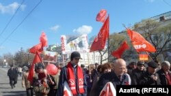 Первомайская демонстрация в Омске