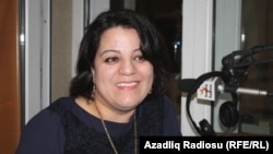 Azerbaijan -- RFE/RL Azeri Service correspondent Shahnaz Beylergizi, Baku, 20Nov2012