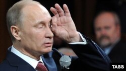 Владимир Путин на встрече с доверенными лицами