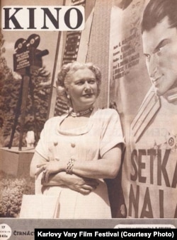 Любовь Орлова на обложке чехословацкого киножурнала, 1949