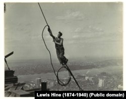 Икарус. Эмпайр-Стейт-Билдинг. 1930. Фото Lewis Hine