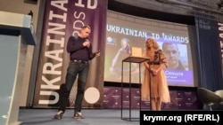 Олег Сенцов на вручении премии Ukrainian ID Awards