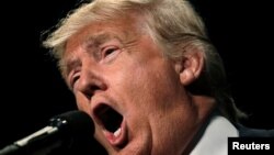 U.S. – Republican presidential nominee Donald Trump speaks at a campaign rally in Reno, Nevada, U.S., October 5, 2016