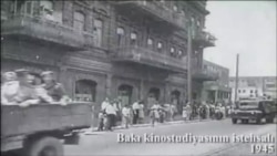 1945-ci il 9 may: Bakı qalibləri qarşılayır